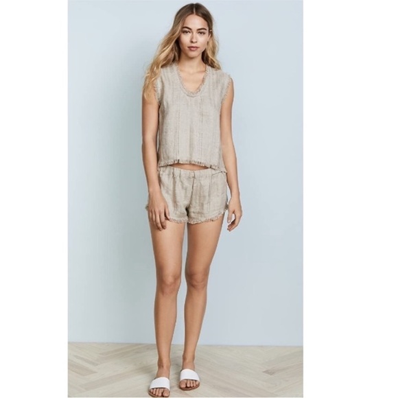 Mikoh Himalaya Linen Frayed Tank Size 1 Small NWT - Picture 2 of 10